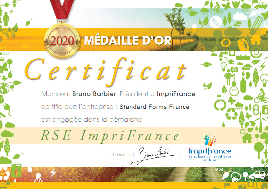 Médaille d'or